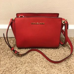Michael Kors Red Crossbody